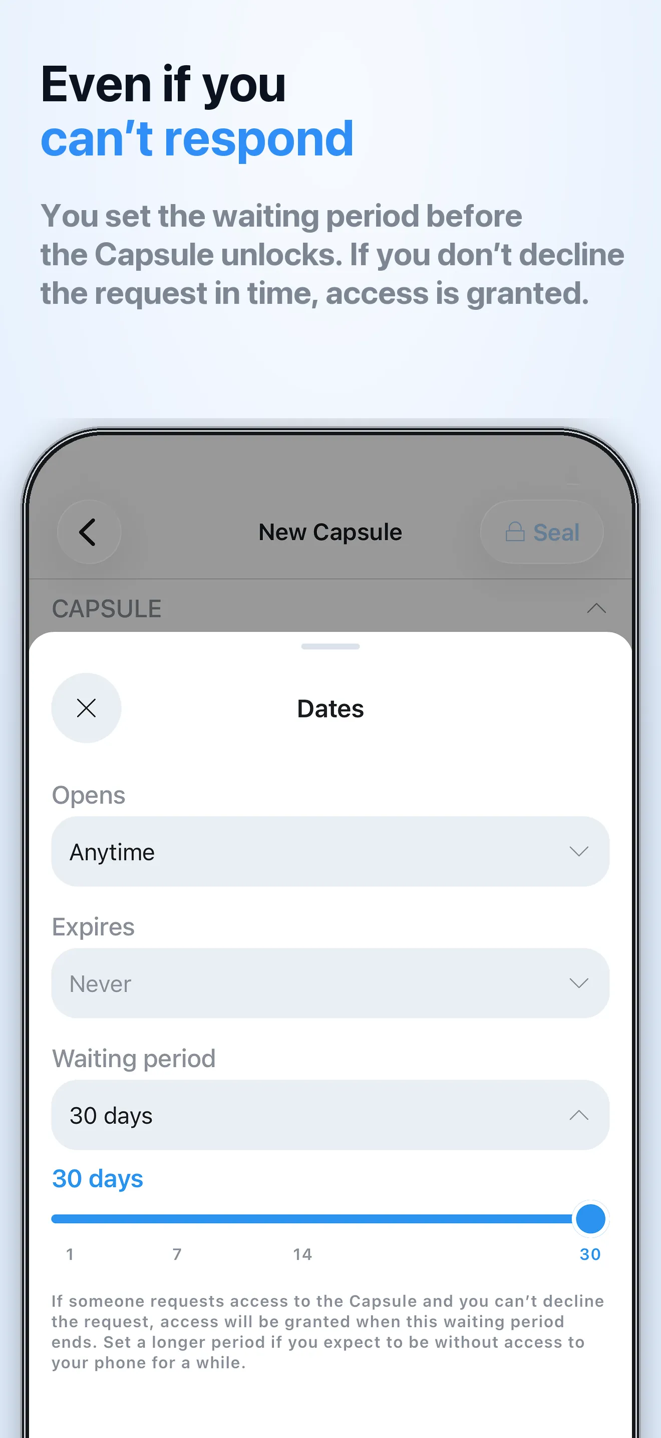 Share now, allow access later
